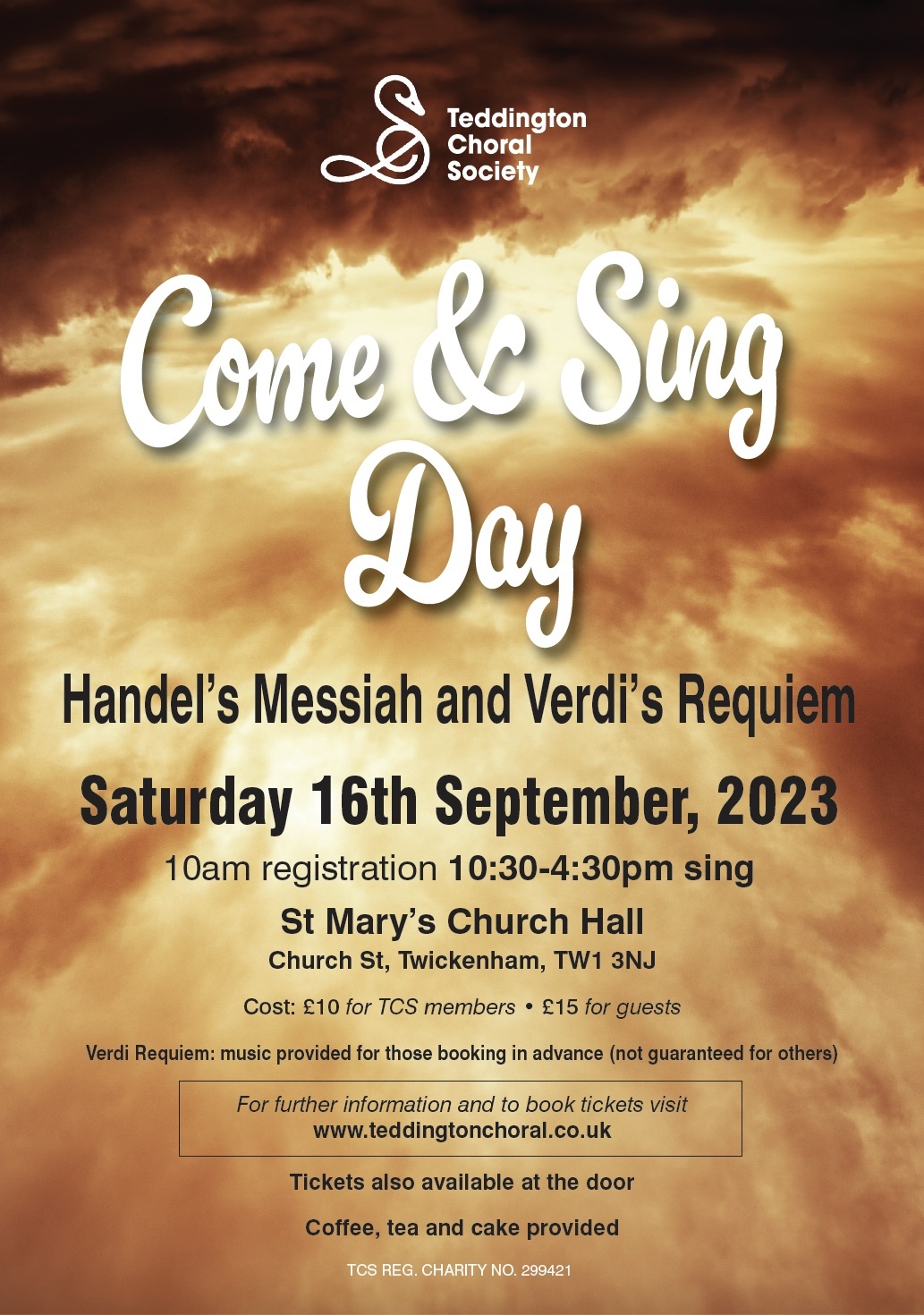 Come and Sing Day Handel/Verdi Sept 2023