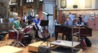 Mass in Blue Summer Concert 2017, Trio rehearsal