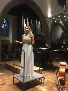 Miranda Heldt, our amazing Soprano.  Photo Credit Antonella Harrison