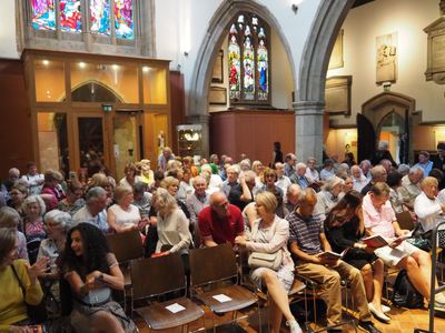 Our big and warm Audience.   Photo Credit Paul Leonard