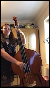 Porgy & Bess, our lovely double bass player Lucy