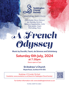 A.22  A French Odyssey. July 6th, 2024. St Andrew's Church, Surbiton