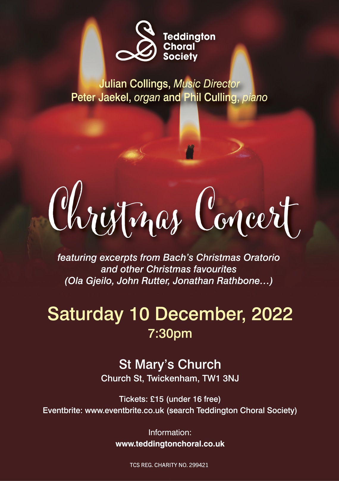 Christmas Concert 2022 flyer