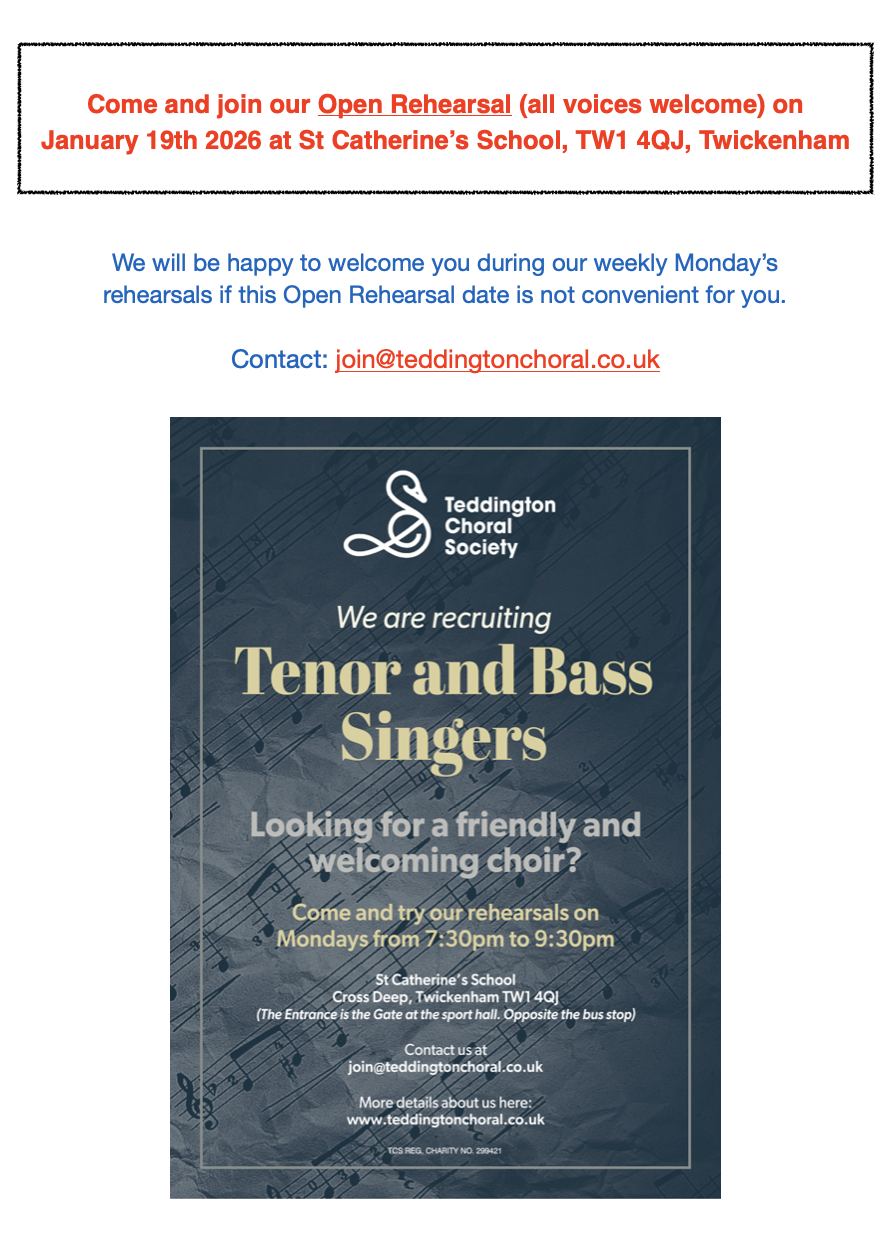 Male voices recruitment with open rehearsal info